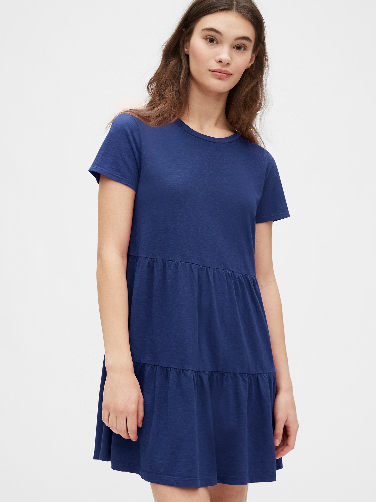 cotton t shirt dress gap