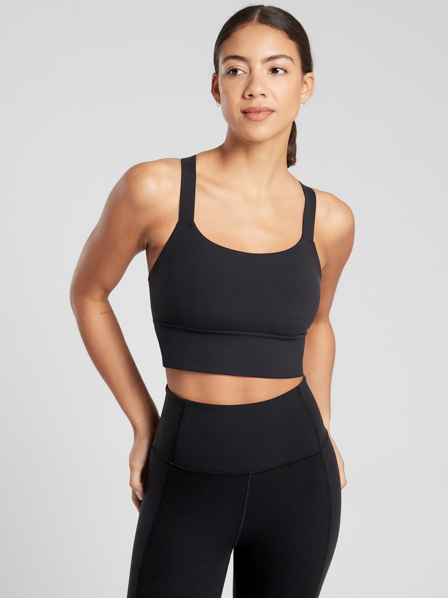 athleta longline bra