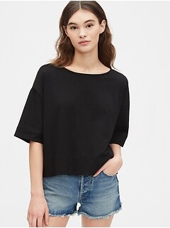 gap elbow sleeve tee