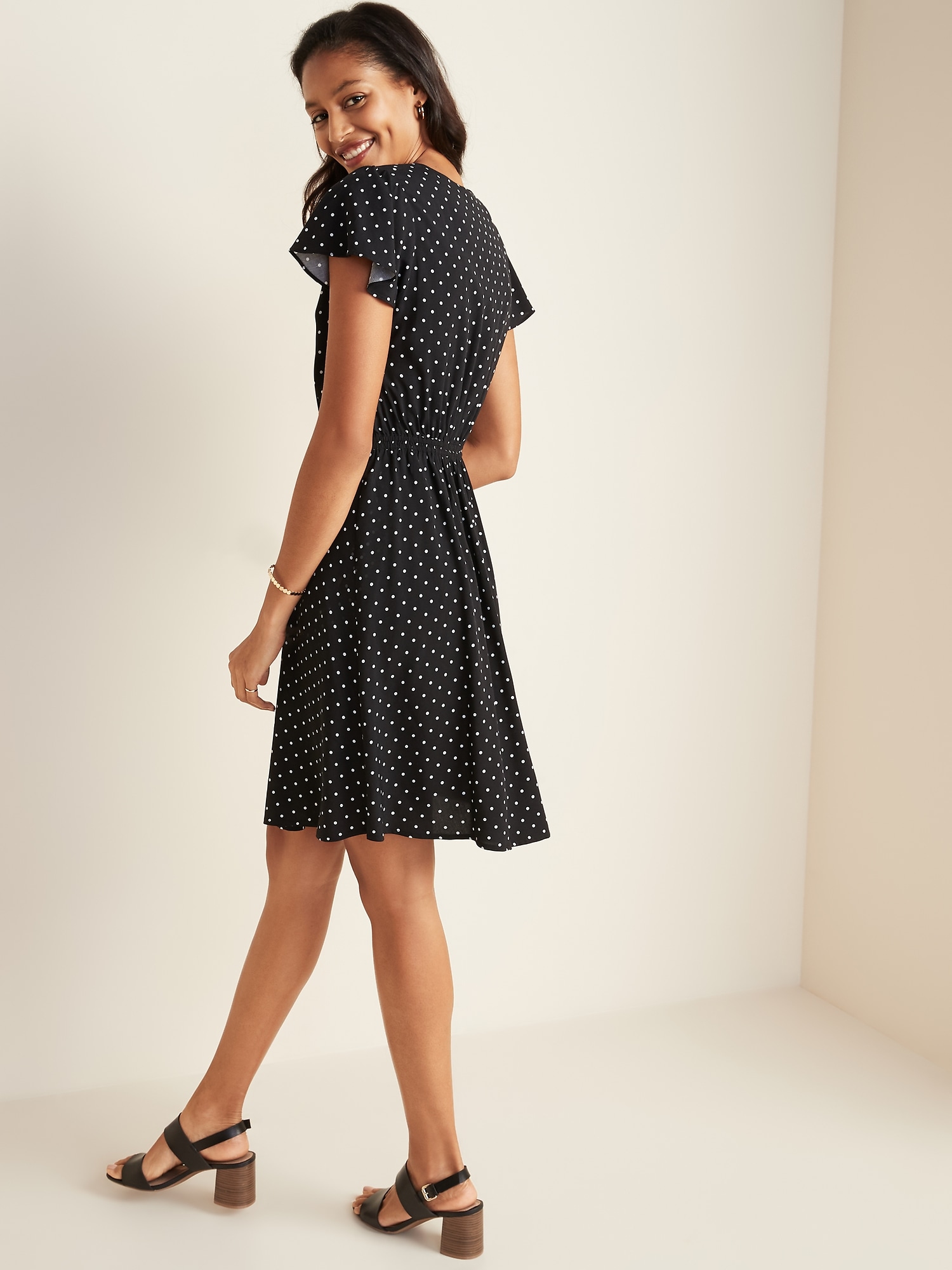 gap flutter sleeve dress