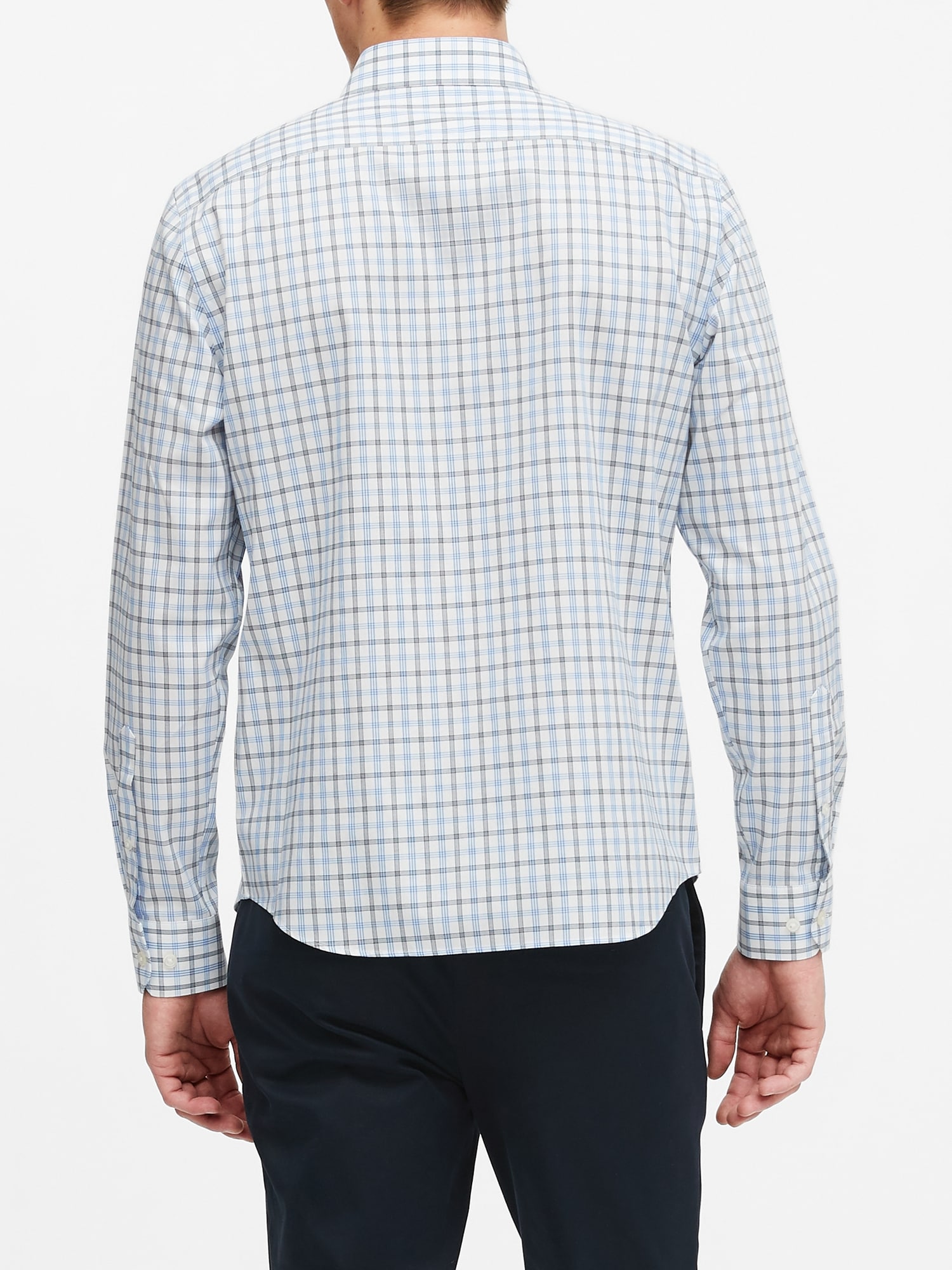 Untucked SlimFit NonIron Dress Shirt Banana Republic