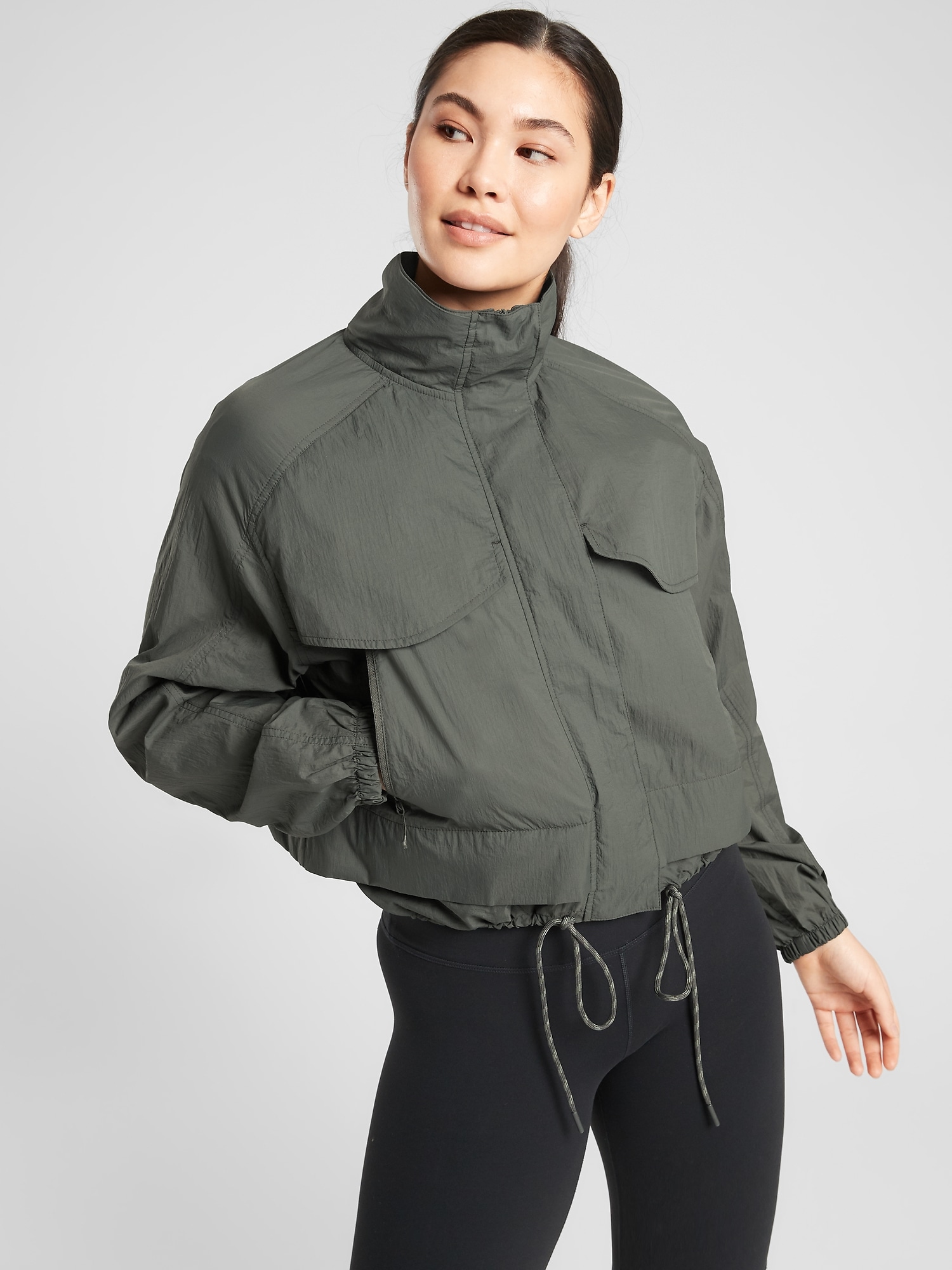 Canopy Parachute Jacket Short | Athleta