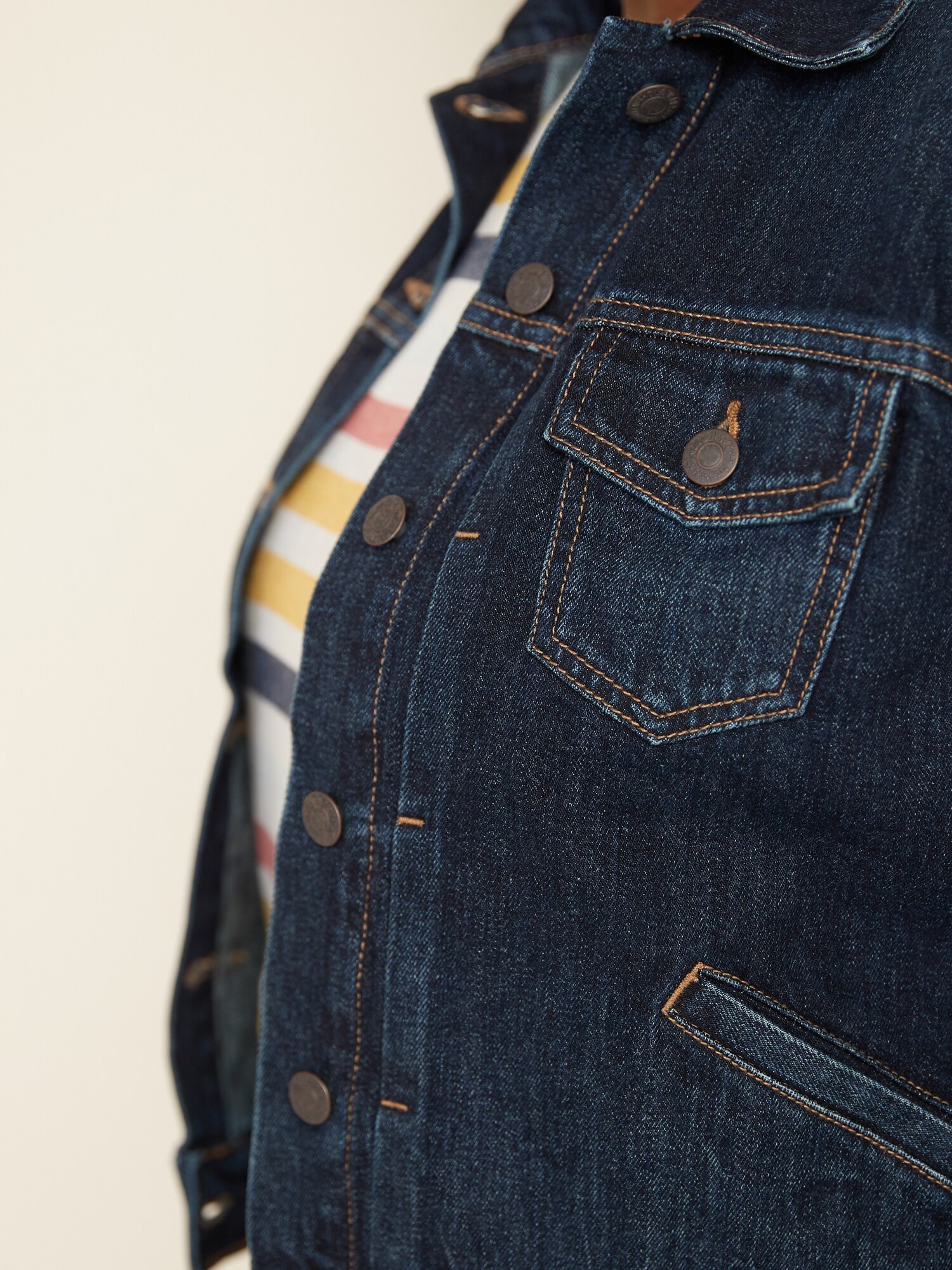 old navy cropped jean jacket