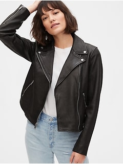 Leather Moto Jacket | Gap