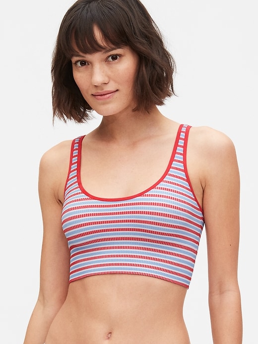 gap seamless ribbed bralette
