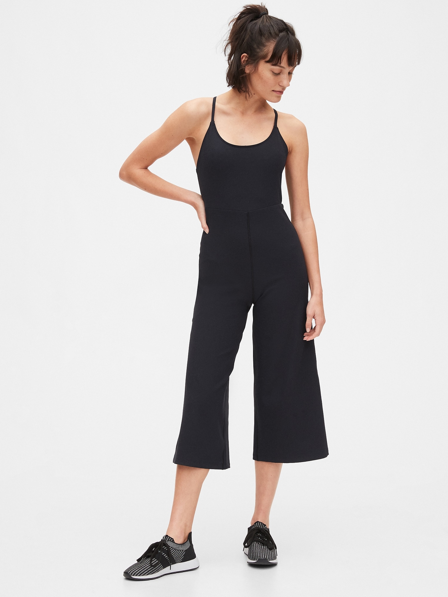 gap black jumpsuit