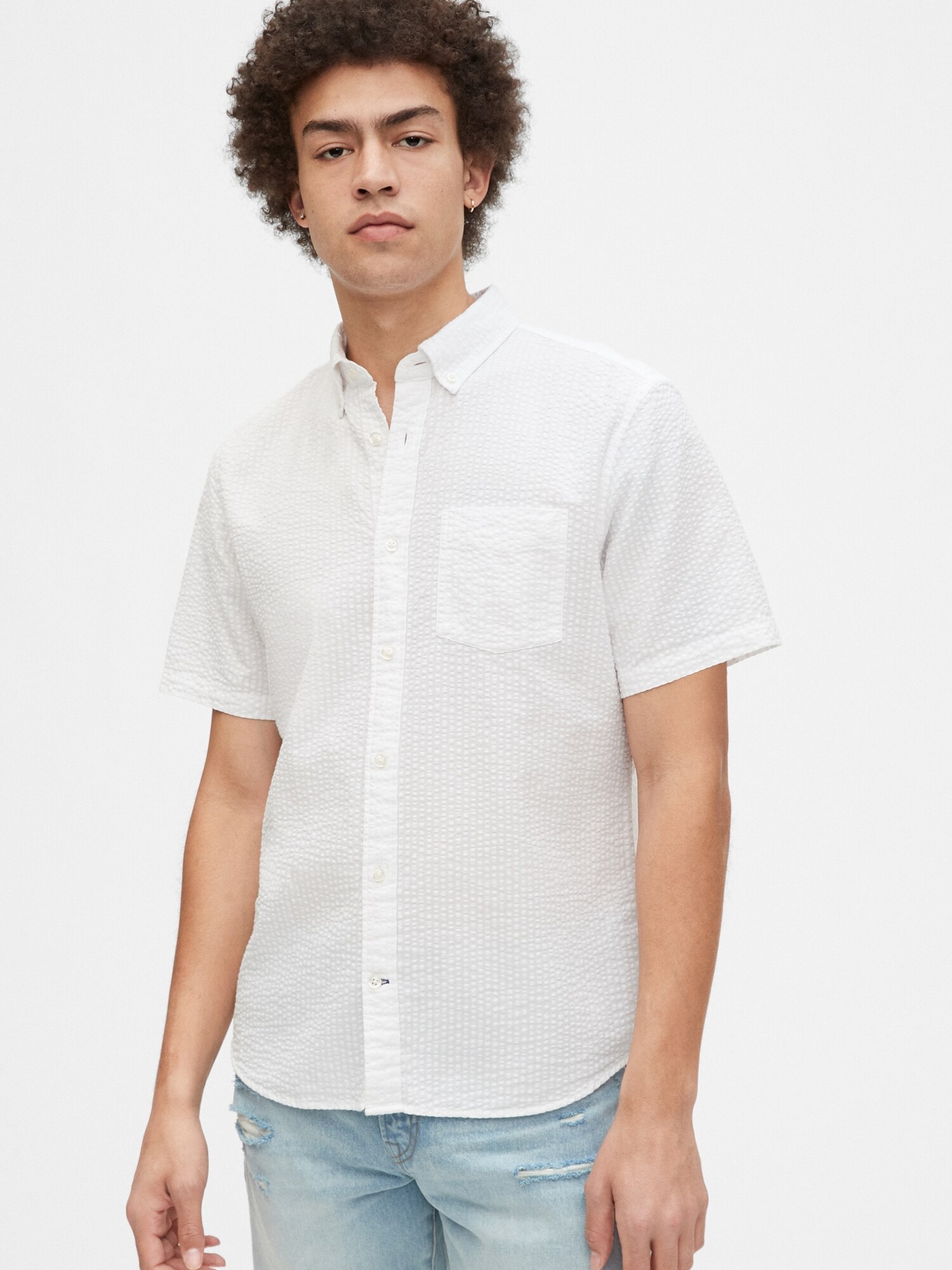 gap short sleeve shirt