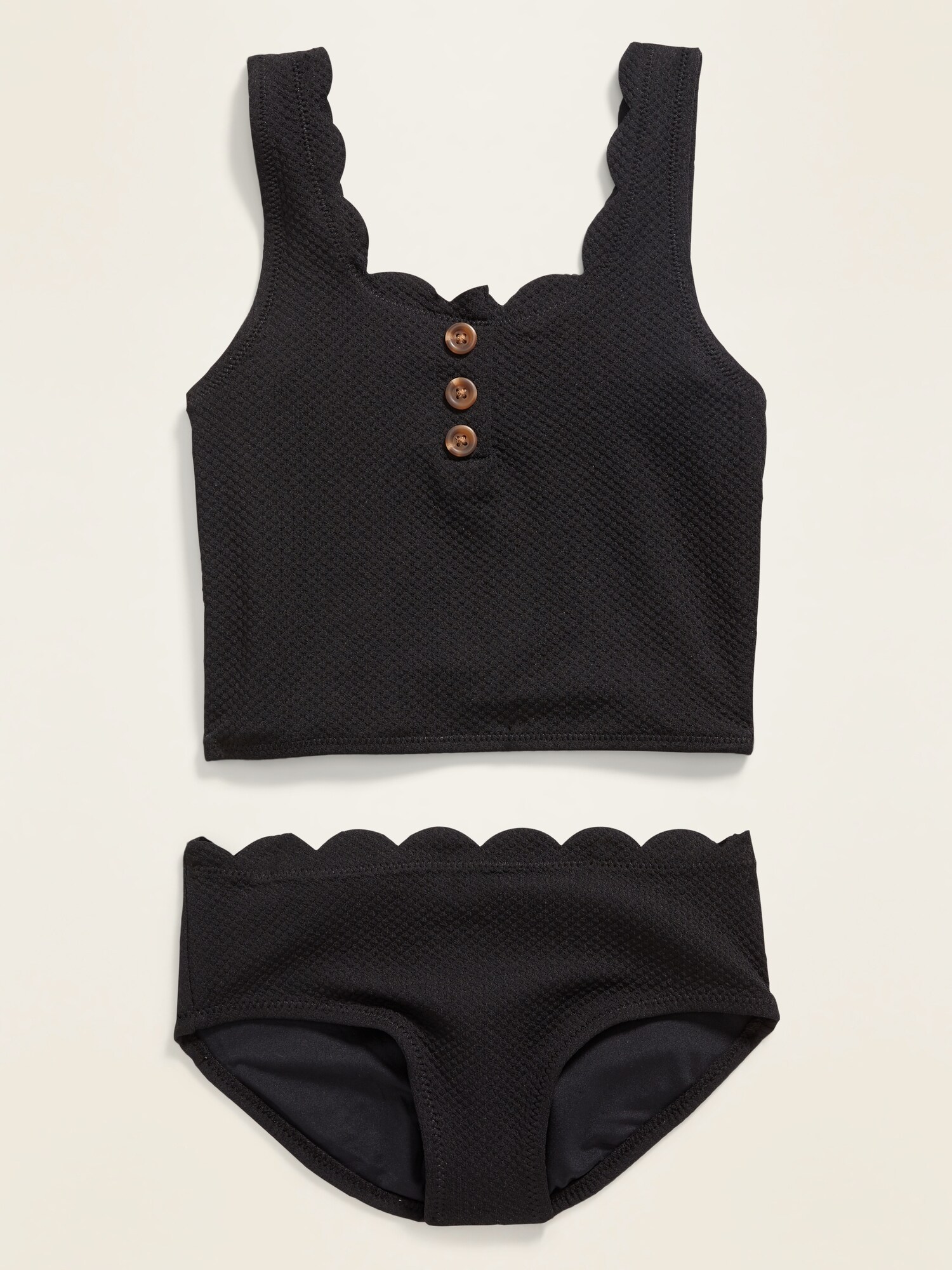 old navy scalloped bathing suit