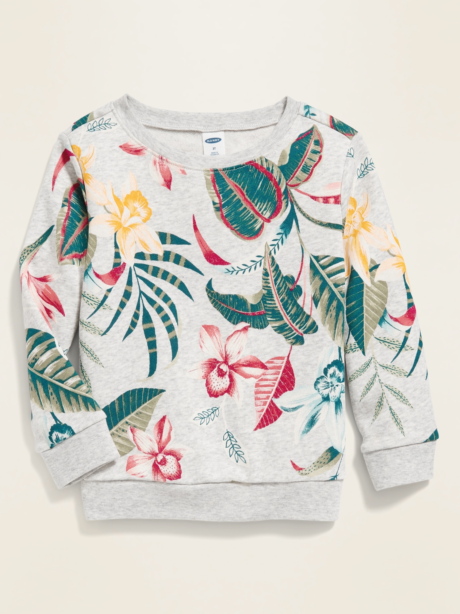 old navy floral sweatshirt