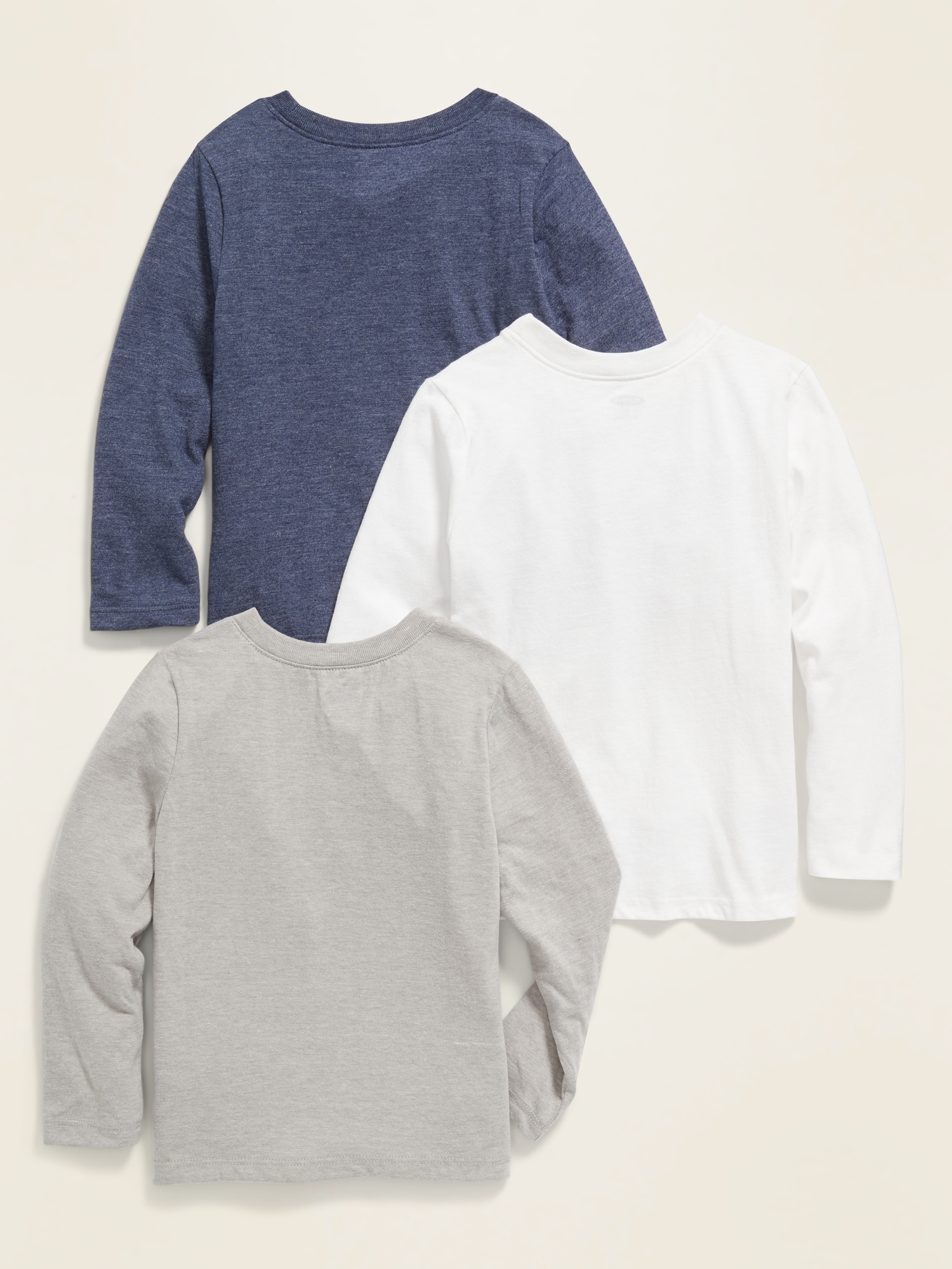 Childrens Long Sleeve T 100/% Cotton Basic Round Neck Long Sleeve Boys Girls Kids /& Toddler T-Shirt