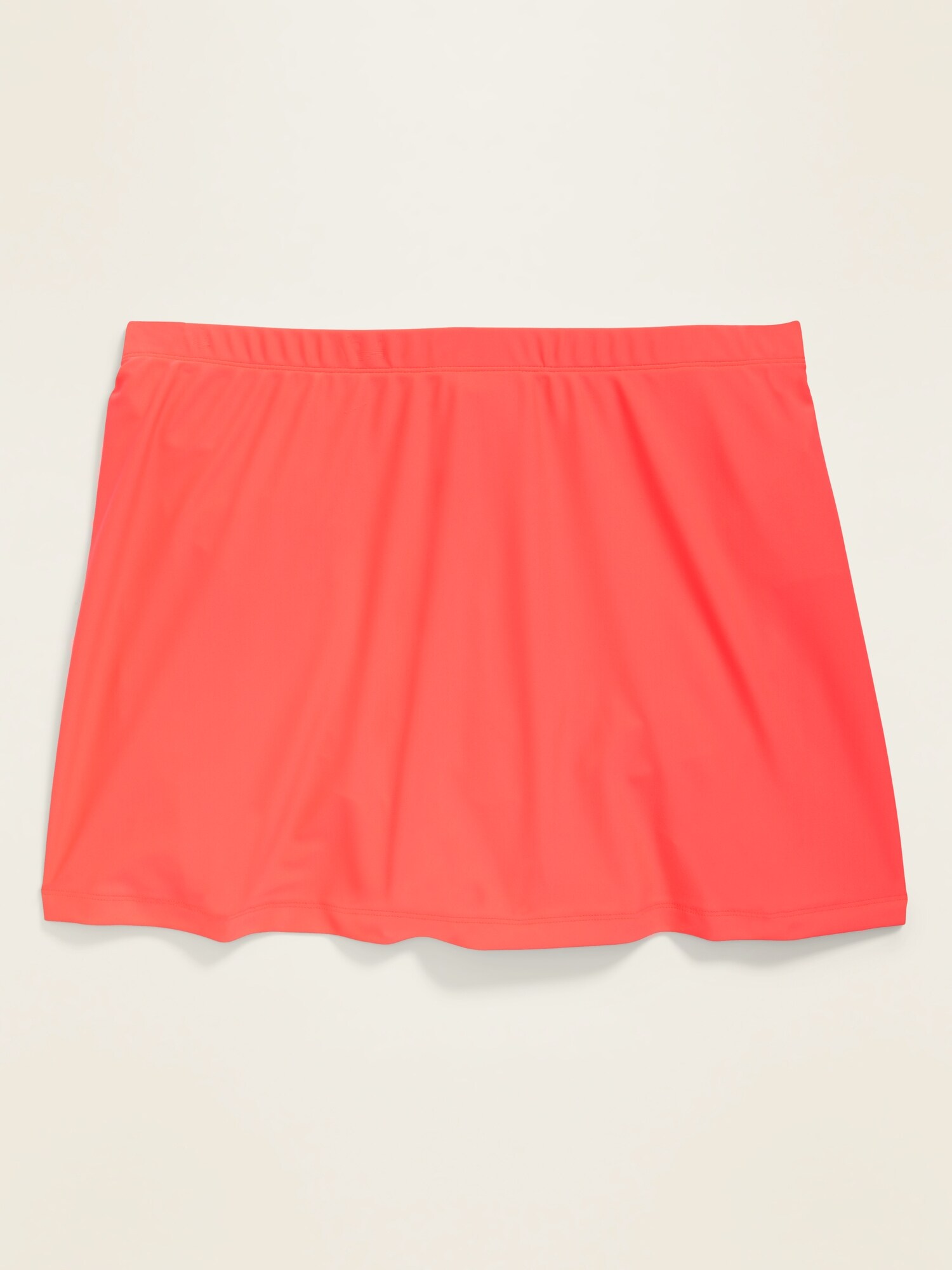 high waisted plus size swim skirt