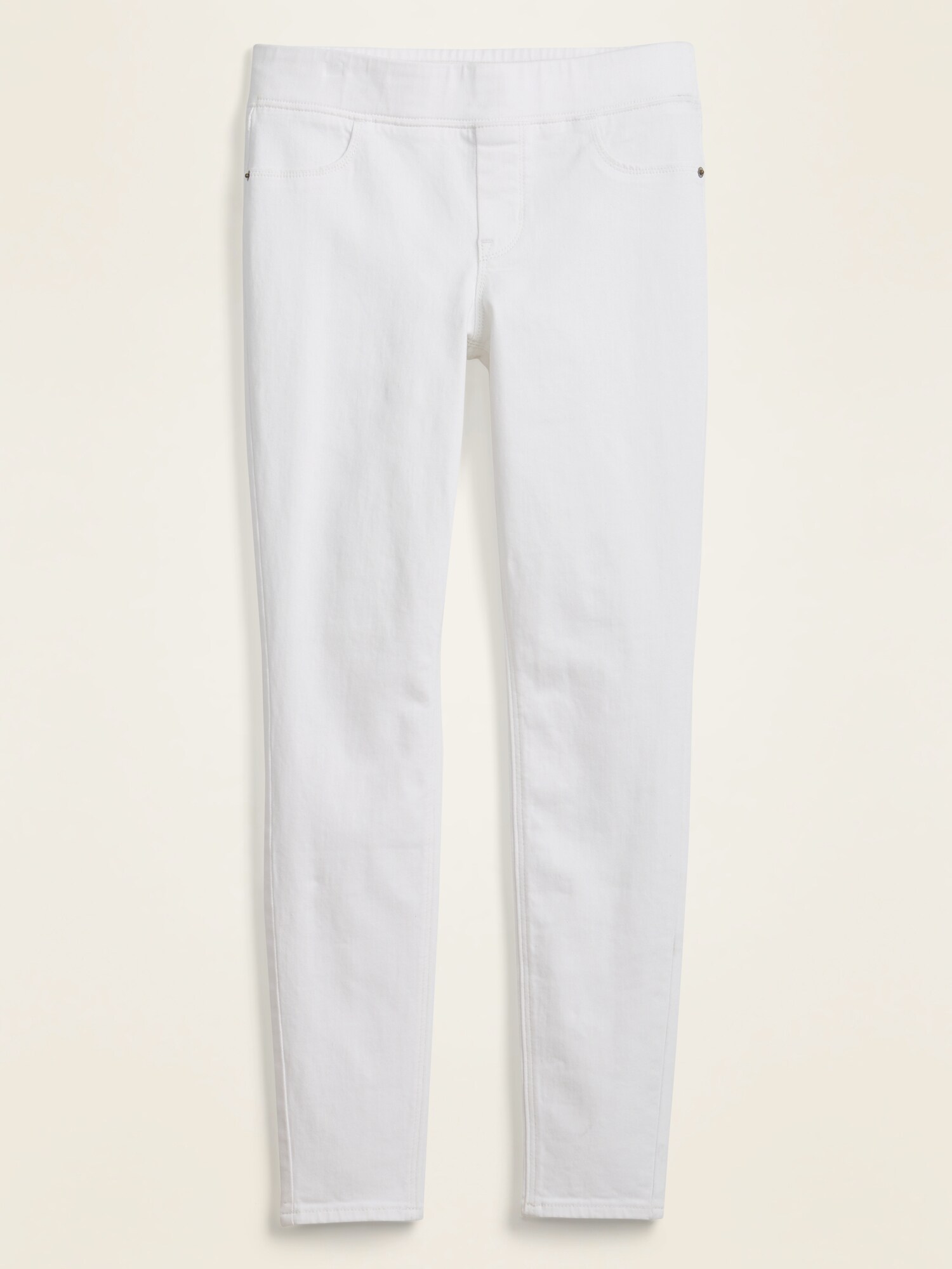 white jeggings jeans