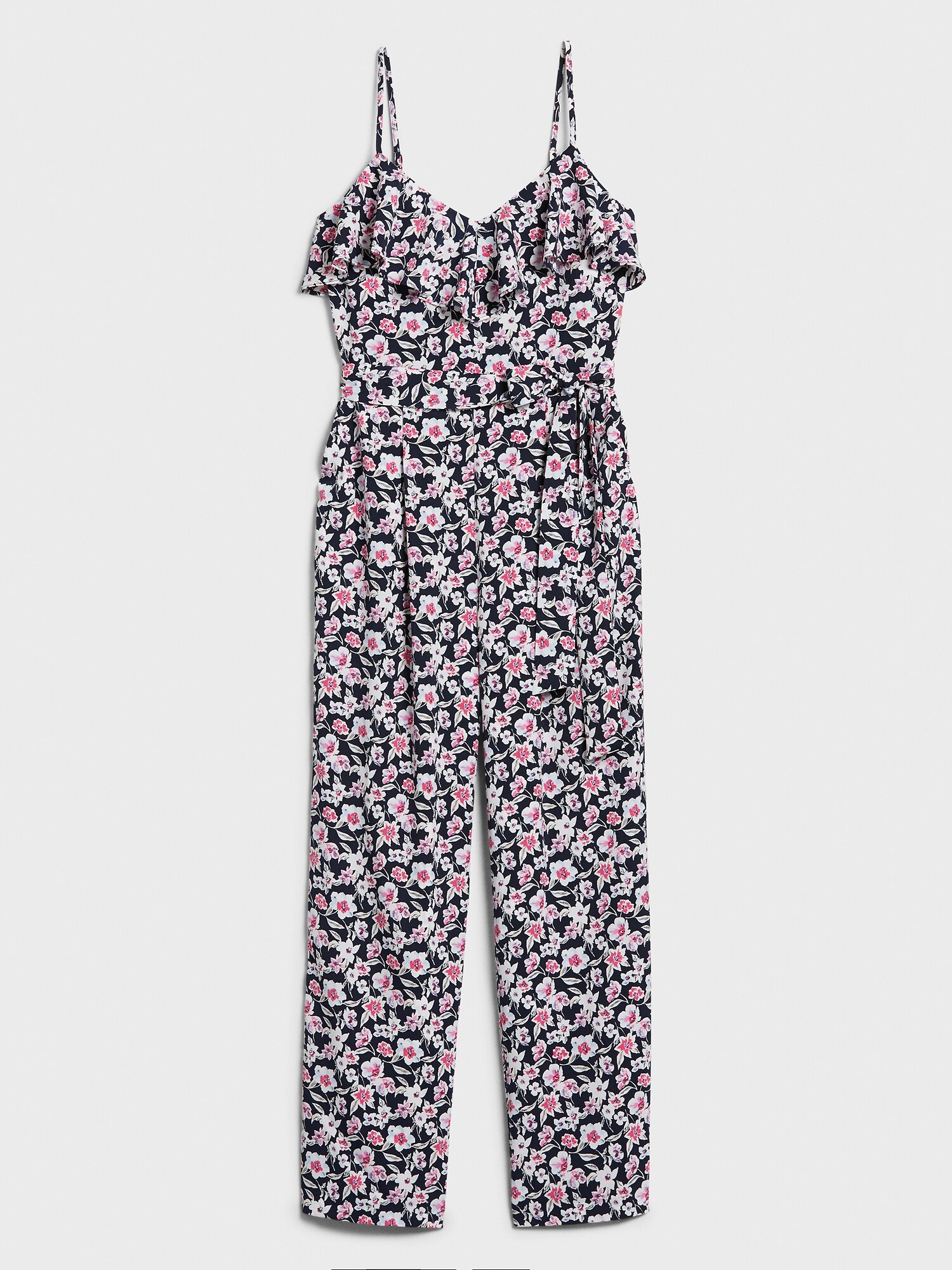 banana republic pink jumpsuit