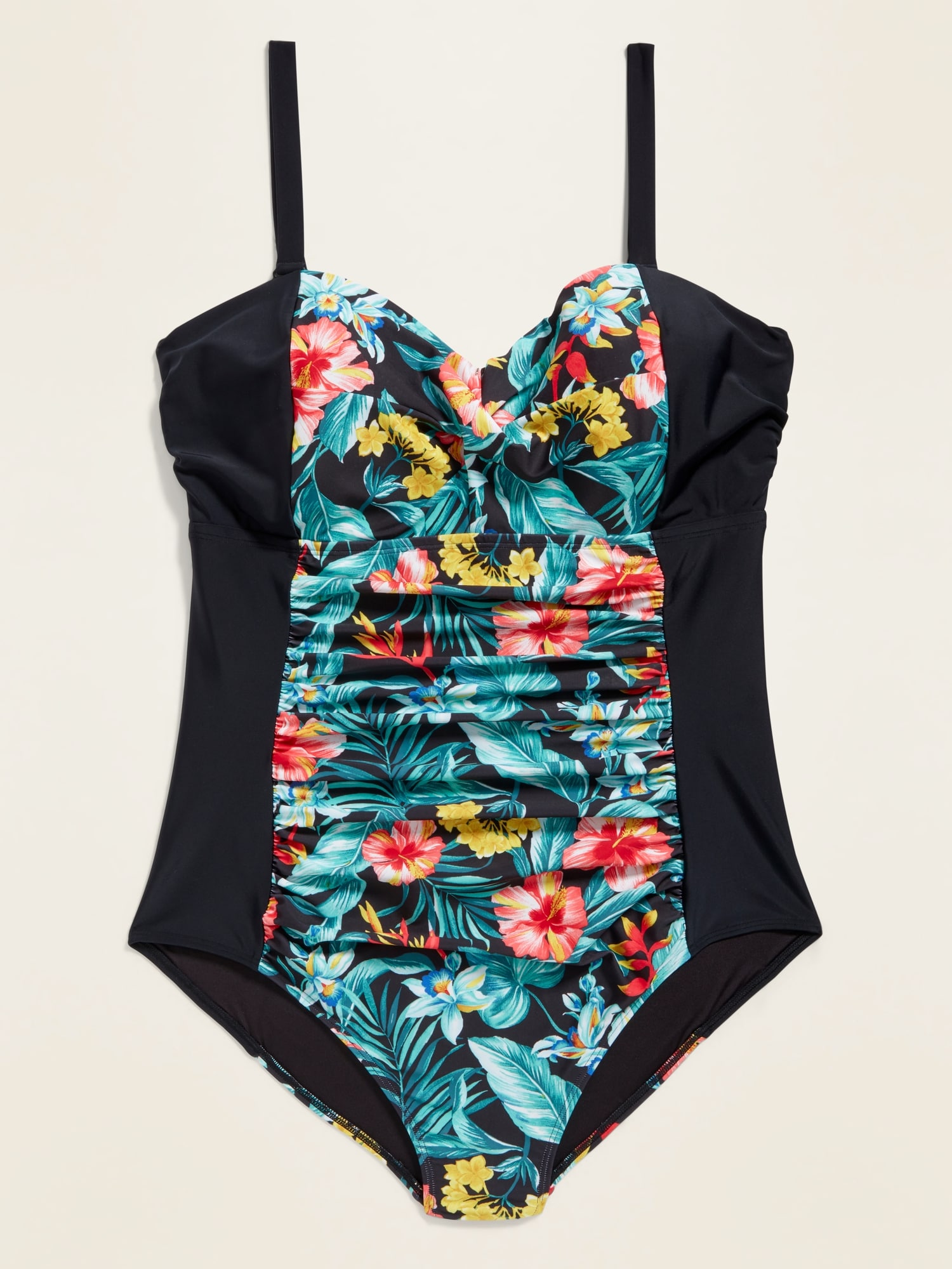 plus size one piece swimsuits with underwire