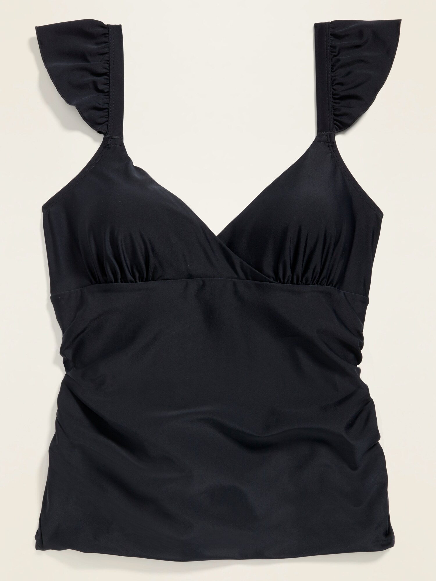 plus size swim tee with built in bra