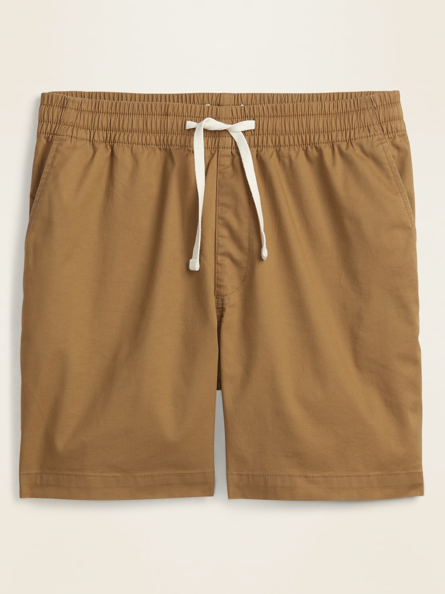 mens twill jogger shorts