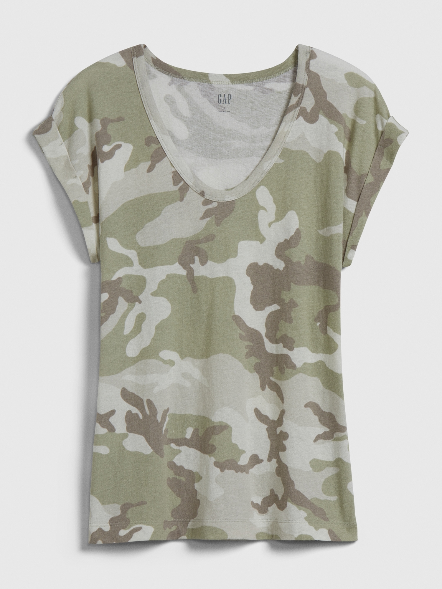 gap camouflage t shirt