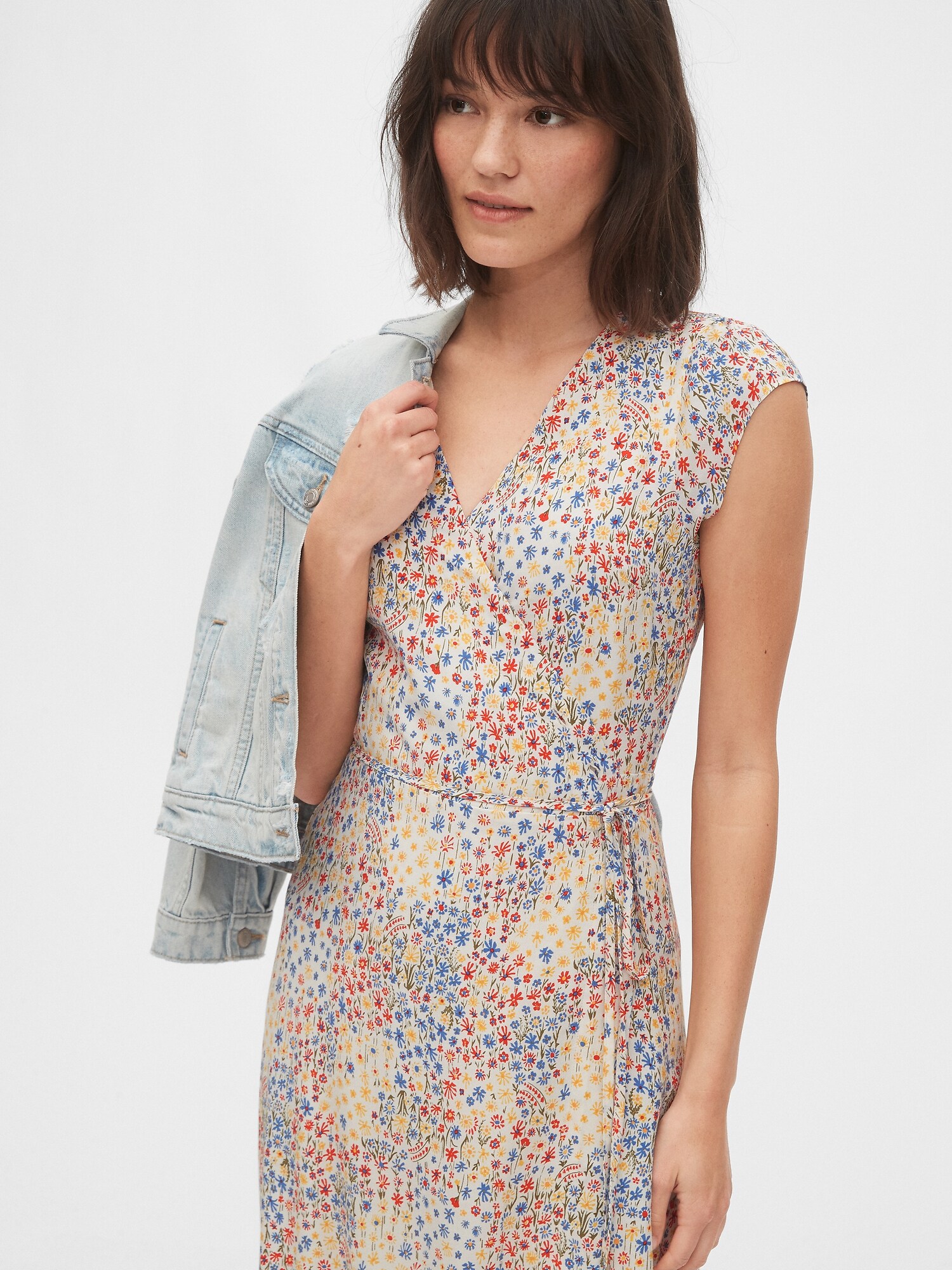 gap wrap dress