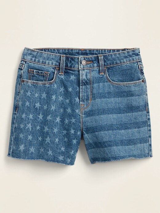 High-Waisted Americana Cut-Off Jean Shorts for Women -- 3.5-inch inseam 