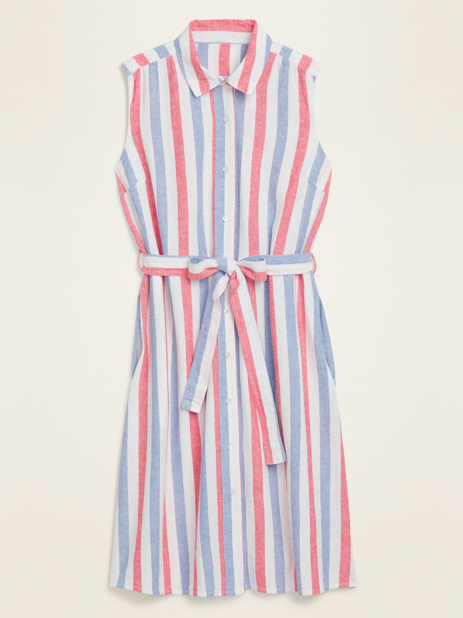 old navy striped linen dress