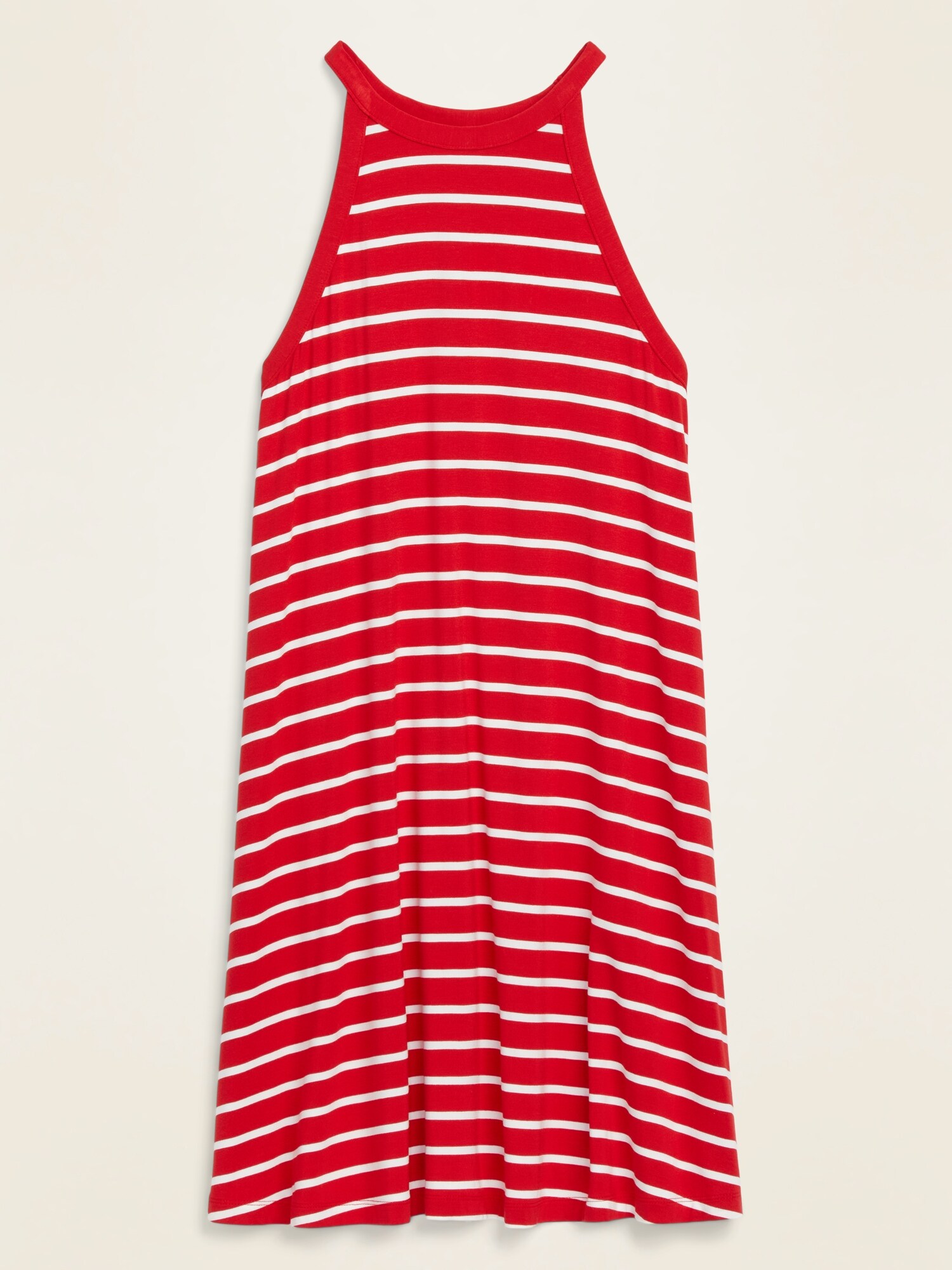 old navy red swing dress