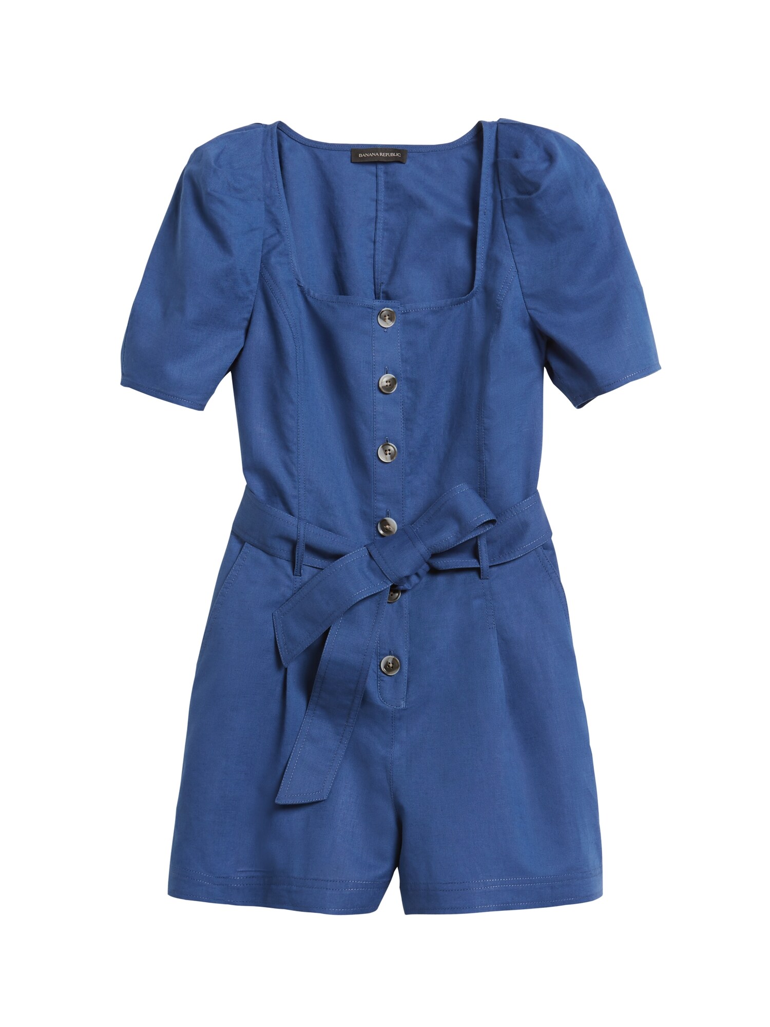 hello sunshine denim romper