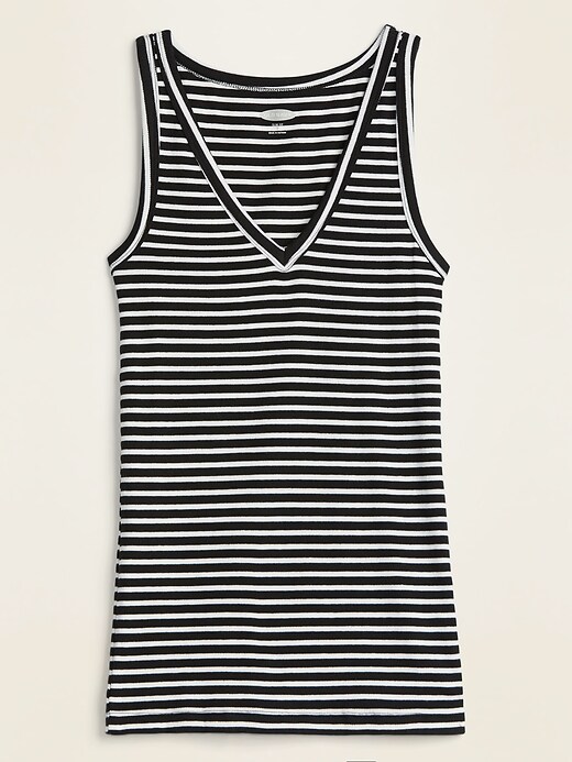 First Layer Slim-Fit Rib-Knit Tank Top for Women