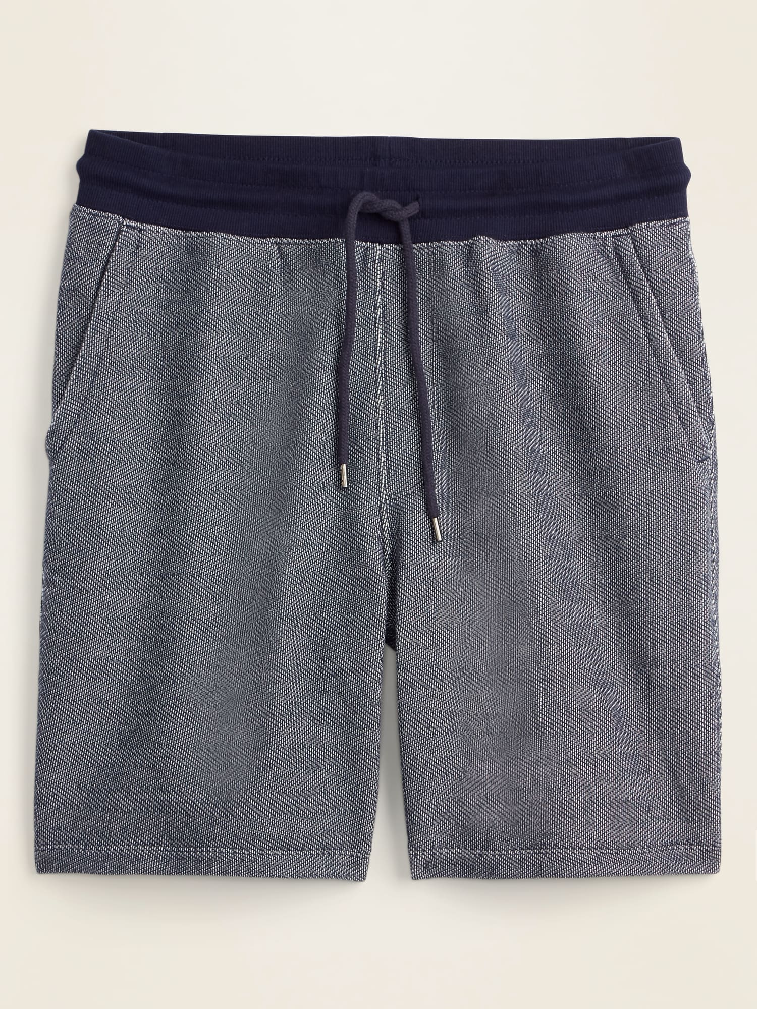 navy jogger shorts