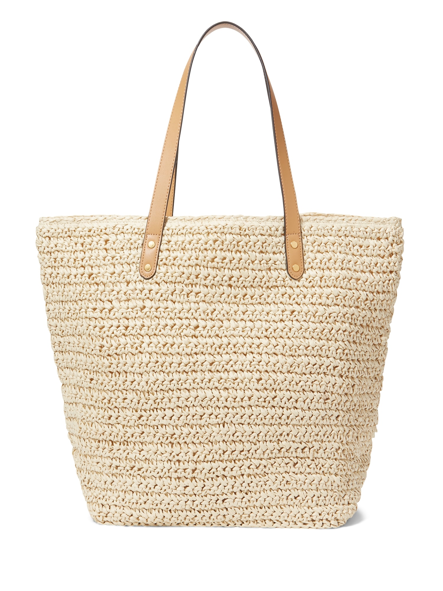 gap straw tote