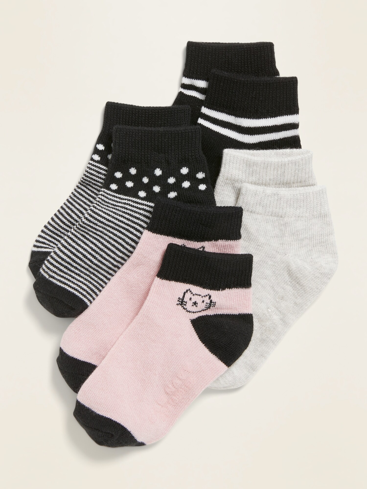 Ankle Socks 4-Pack for Toddler & Baby