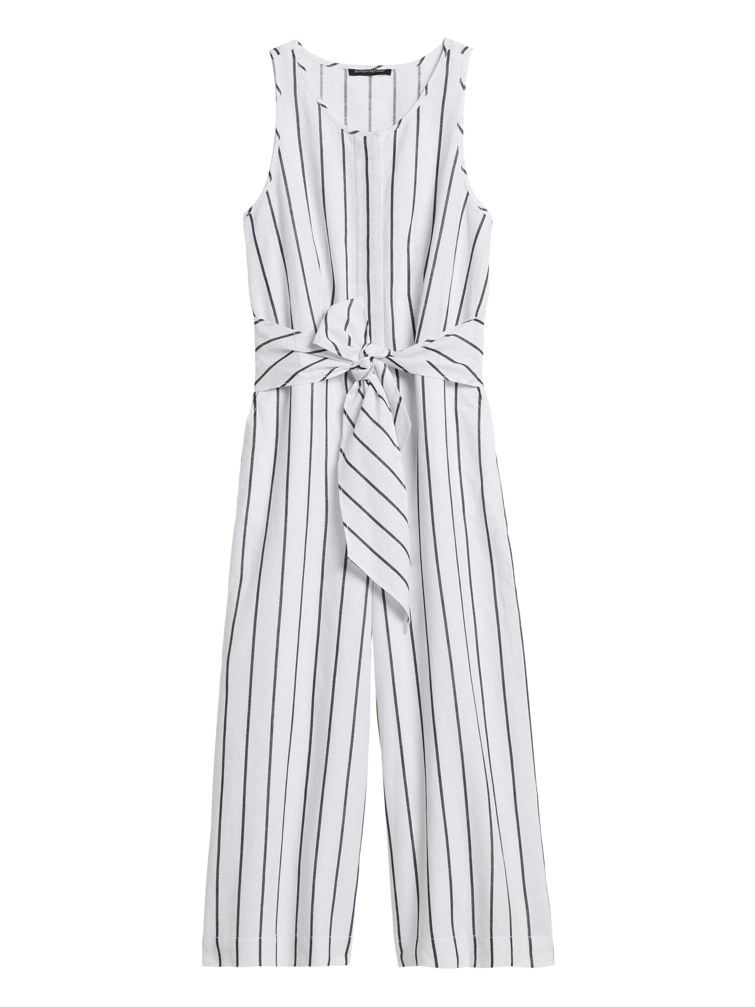 banana republic black and white jumpsuit