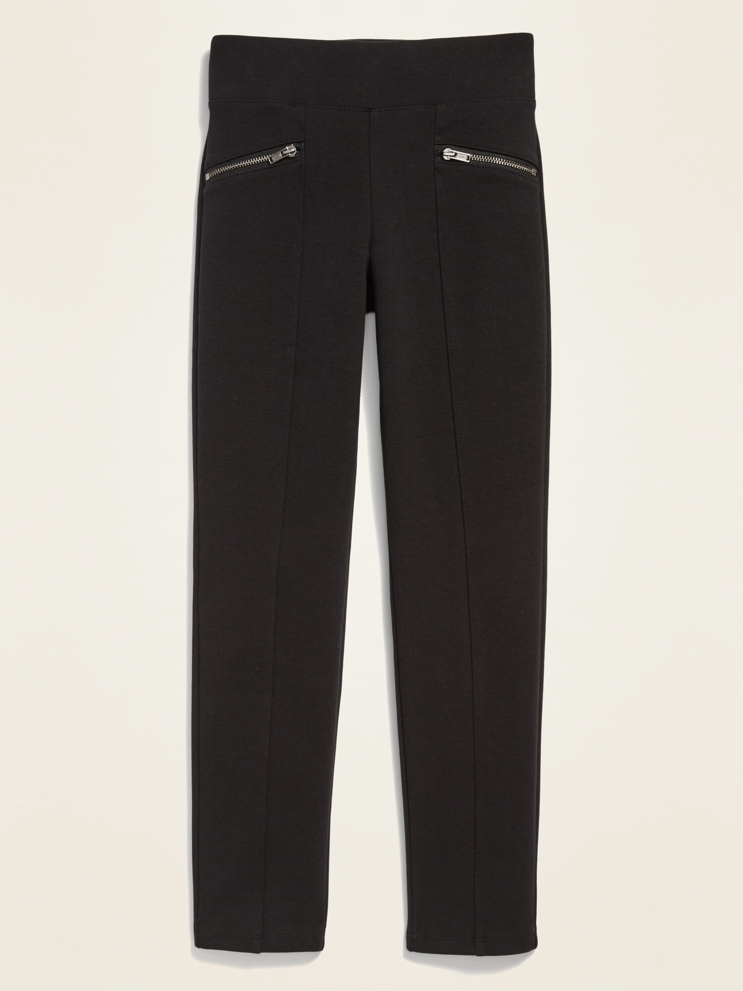 High-Waisted Zip Faux-Pocket Stevie Pants for Girls