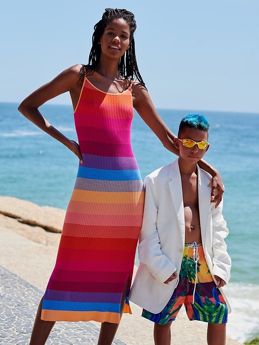 Pride 2020 Rainbow Knit Dress Banana Republic