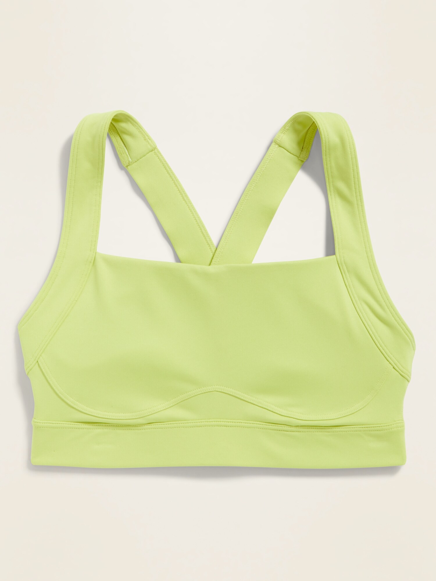 straight back sports bra