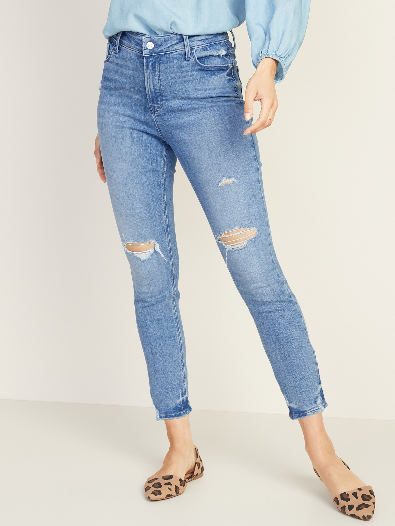 old navy super high rise jeans