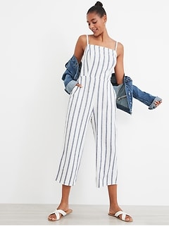 old navy white jumpsuit