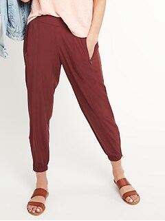 old navy mid rise stretchtech joggers