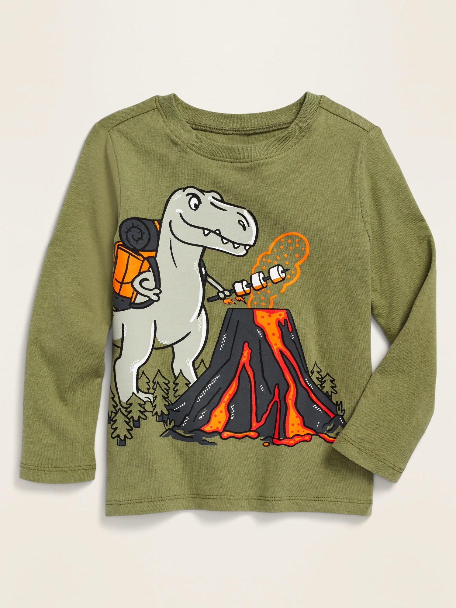 *Hot Deal* Graphic Long-Sleeve Tee for Toddler Boys