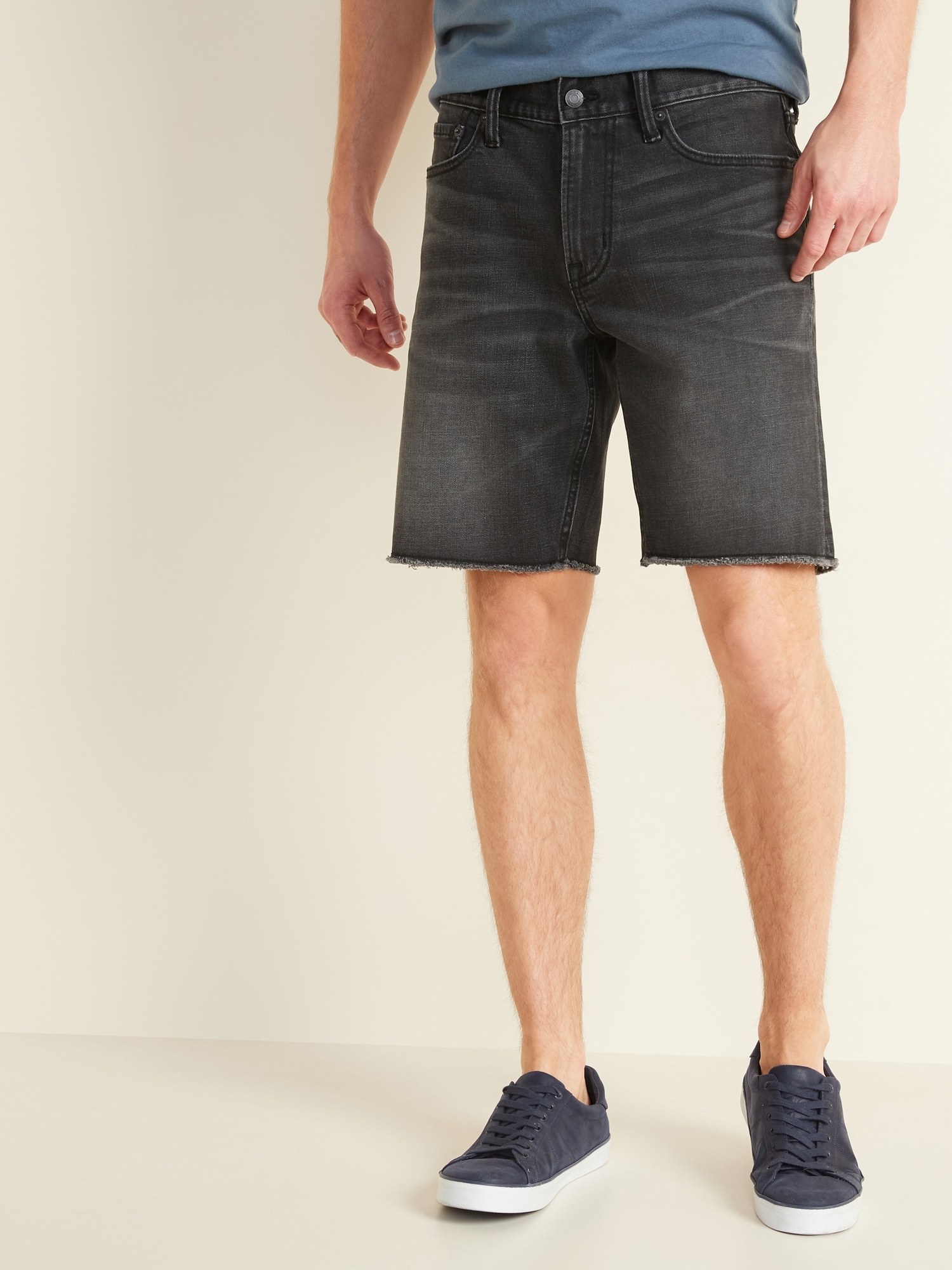 cut jean shorts guys