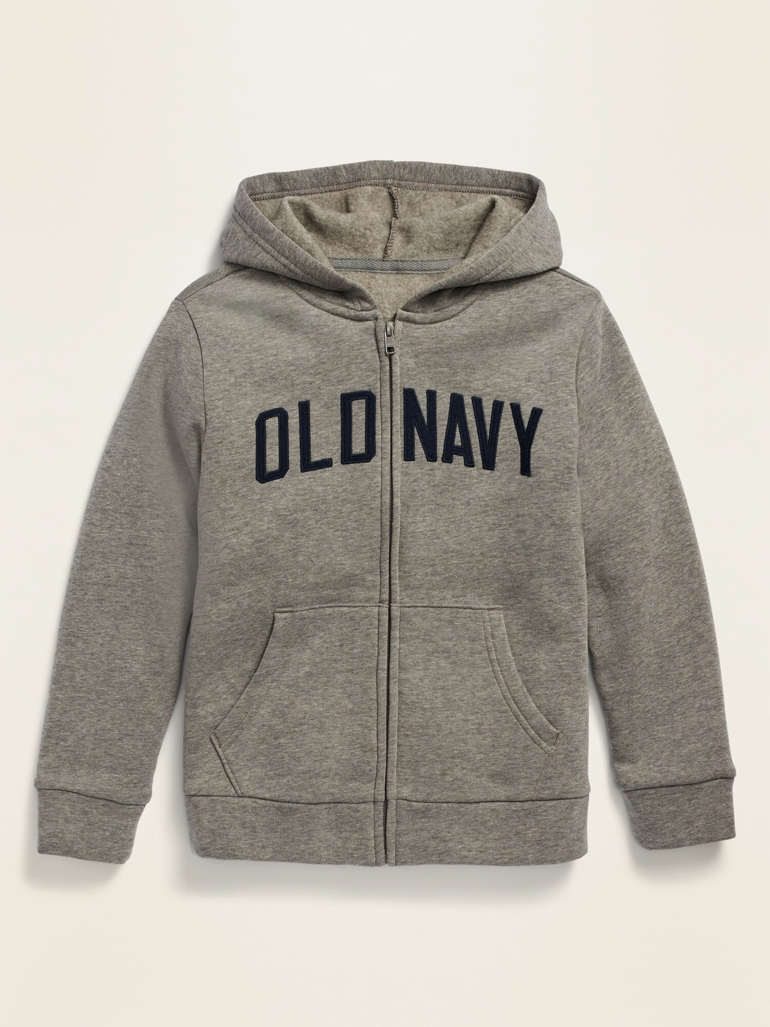 Logo-Graphic Zip Hoodie for Boys