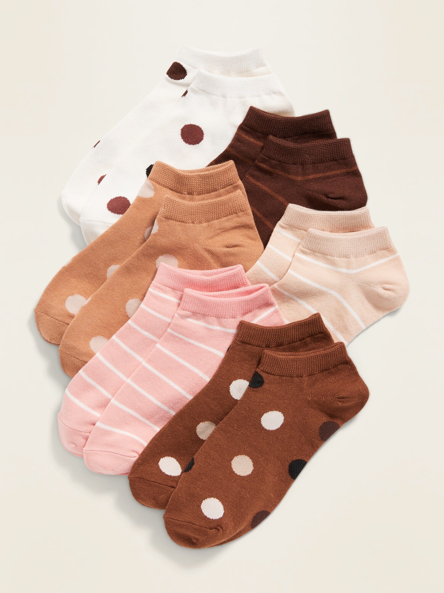 *Today Only Deal* Fashion Ankle Socks 6-Pack for Girls