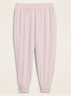 plus size pink sweatpants