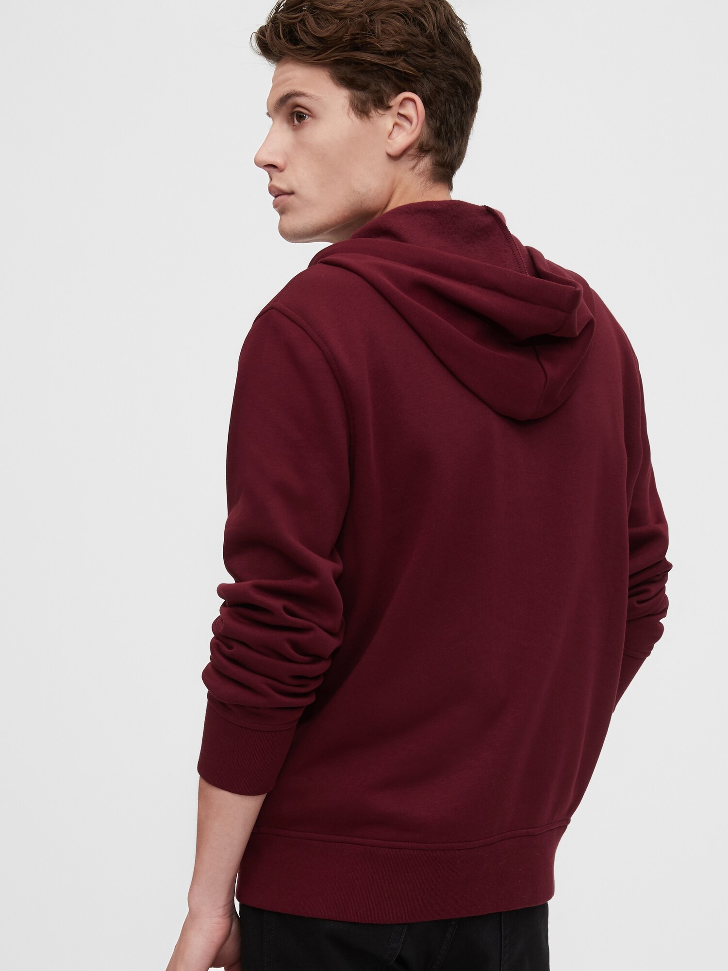 maroon gap hoodie