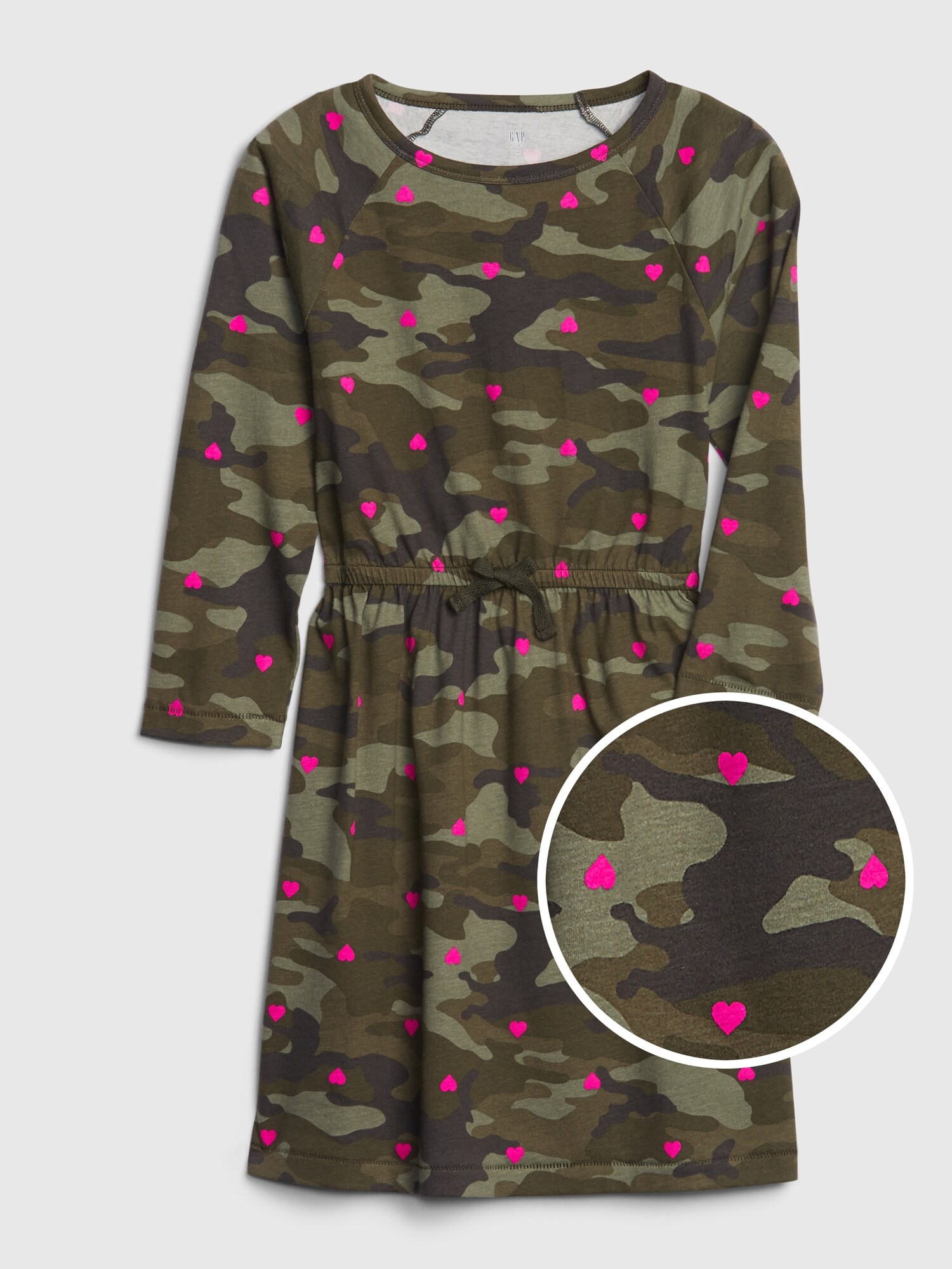 camo skater dress