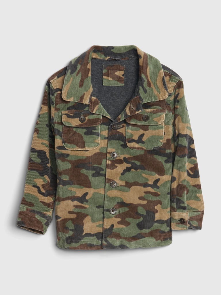 Toddler Camo Cord Jacket