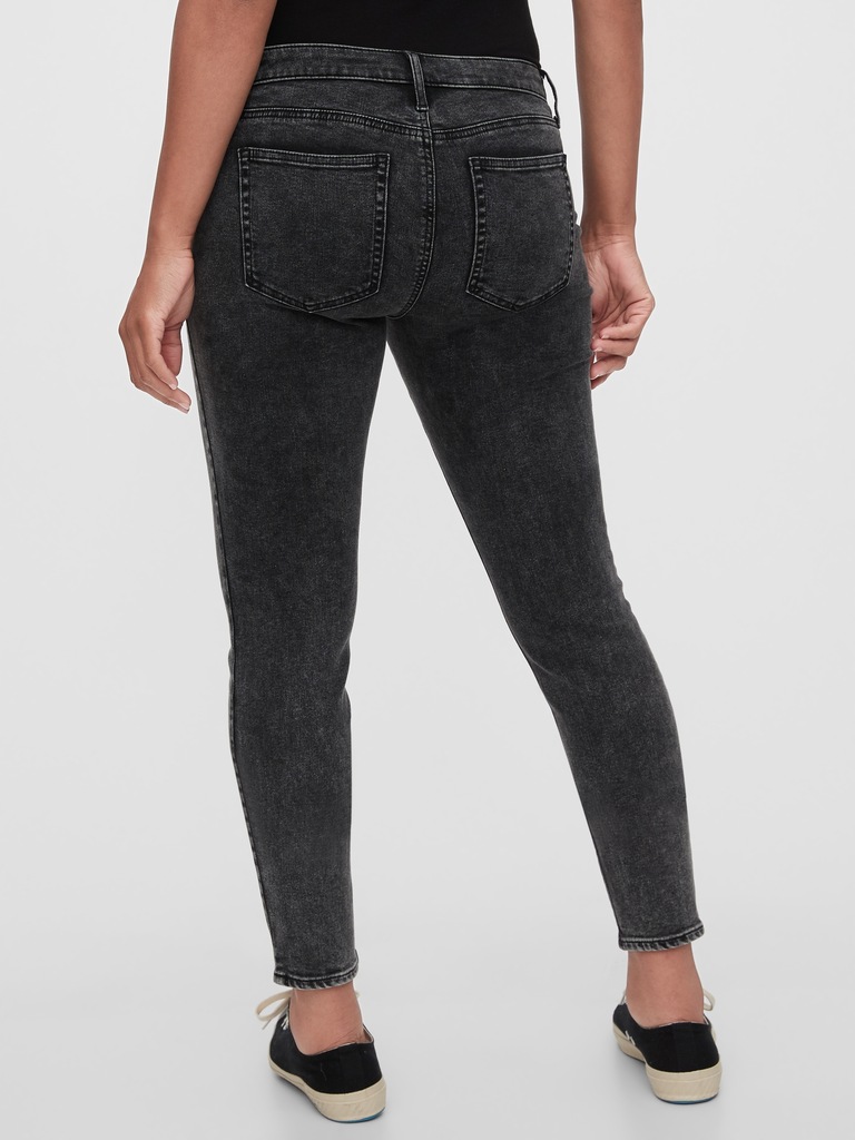 Maternity Inset Panel Skinny Jeans