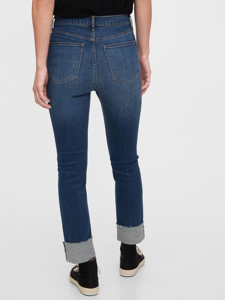 High Rise Vintage Slim Jeans