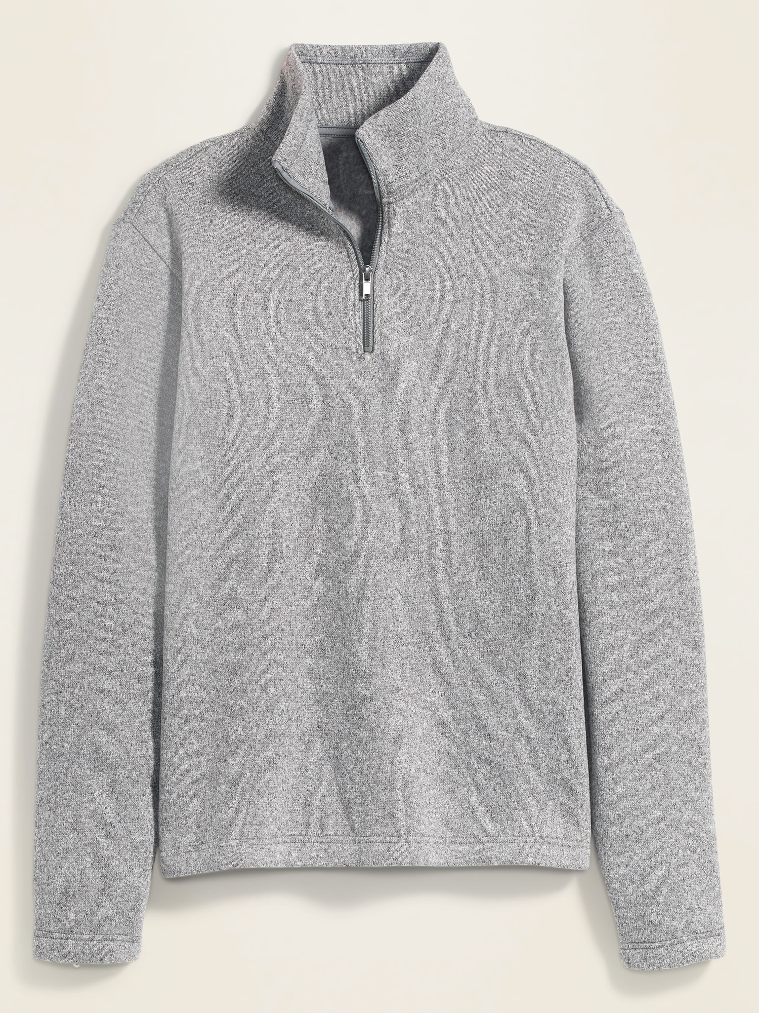 Download Sweater-Fleece Mock-Neck 1/4-Zip Sweatshirt for Men | Old Navy