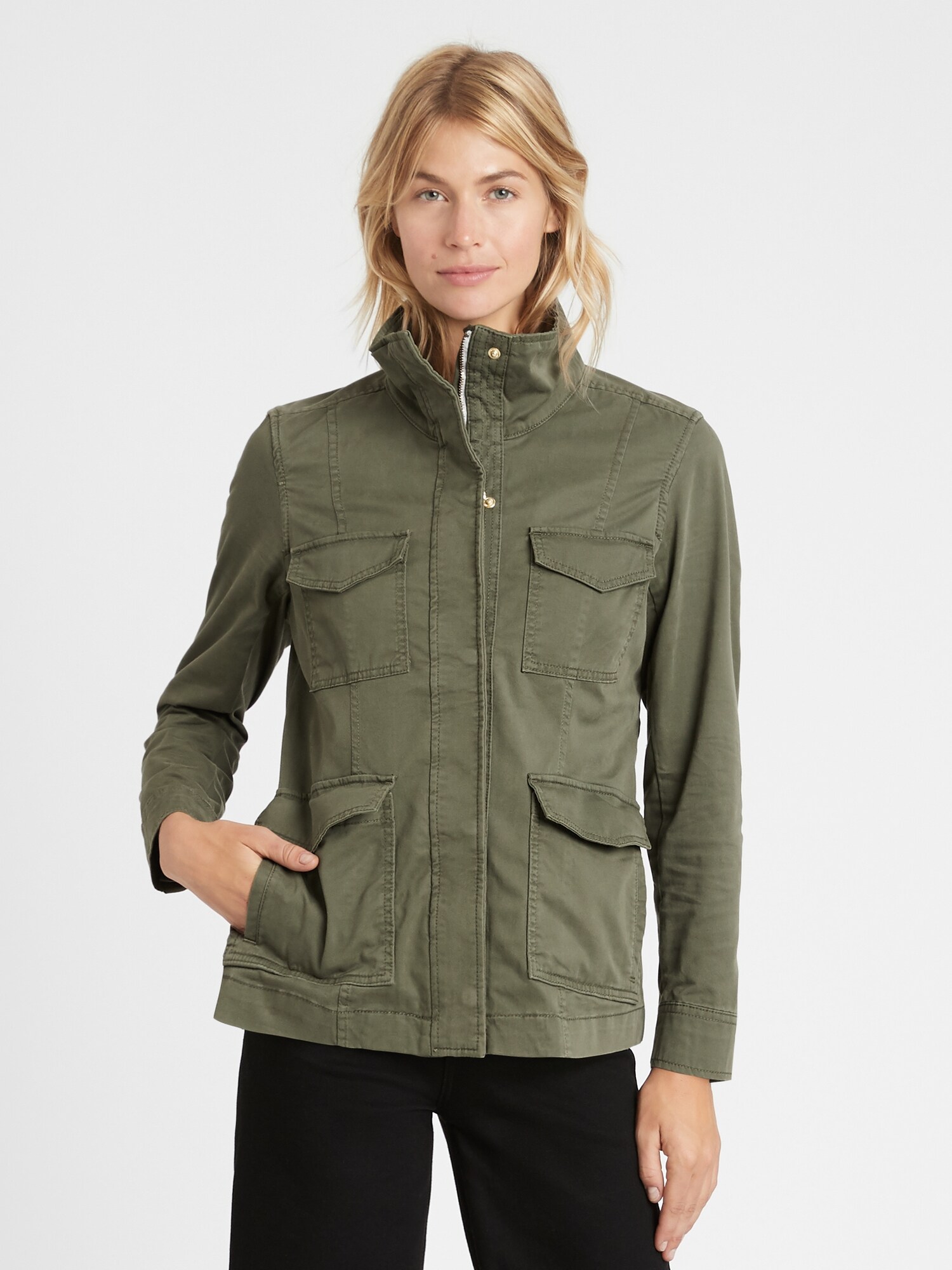 petite utility jacket