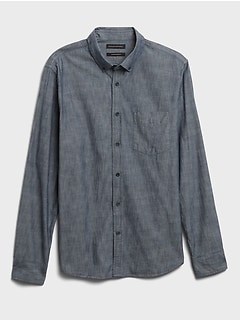 banana republic mens denim shirt
